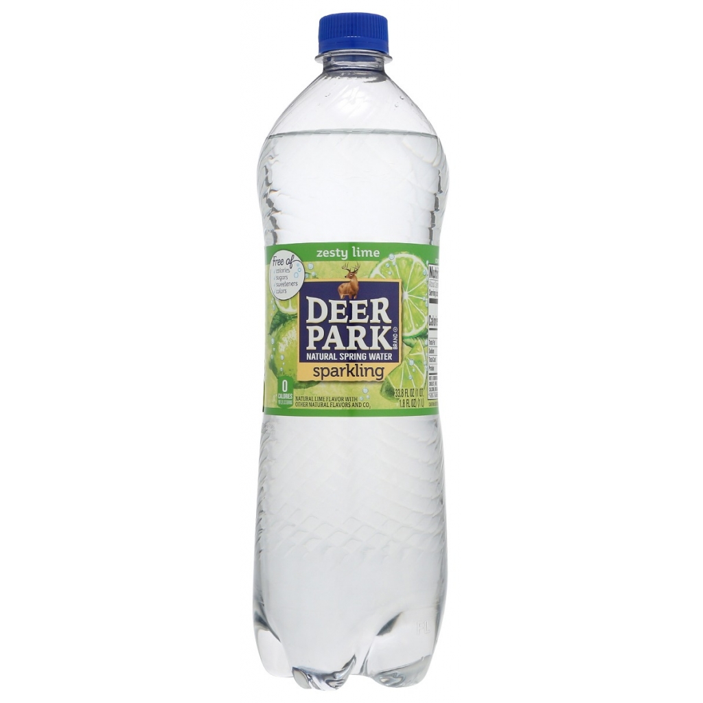 Zesty Lime Sparkling Water - 33.8 fl oz