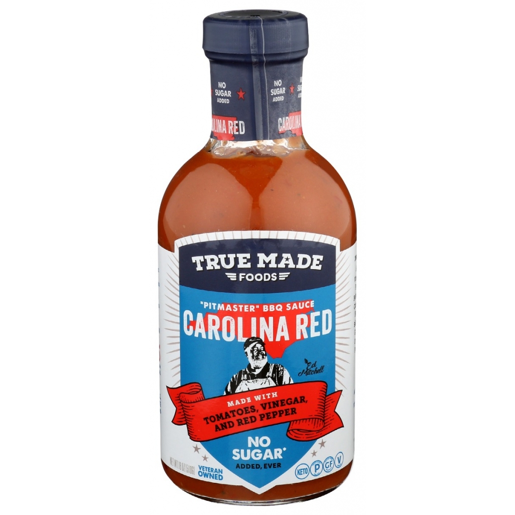 Carolina Red BBQ Sauce, No Sugar Added - 18 oz