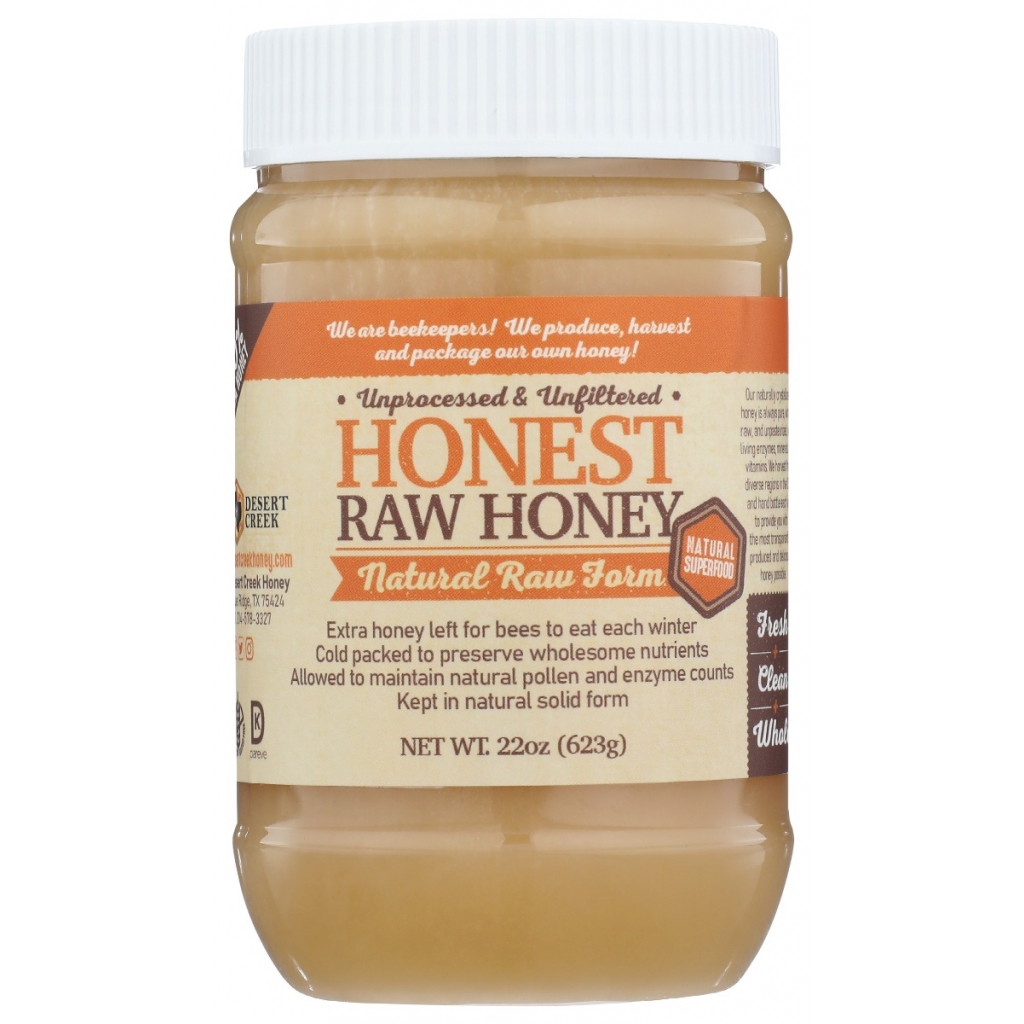 Honest Raw Honey, 22 fl oz