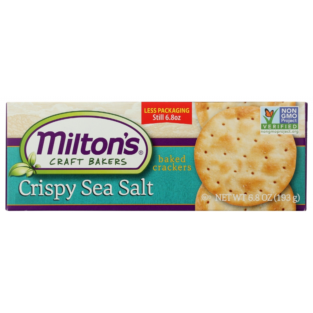 Crispy Sea Salt Gourmet Crackers - 6.8 oz