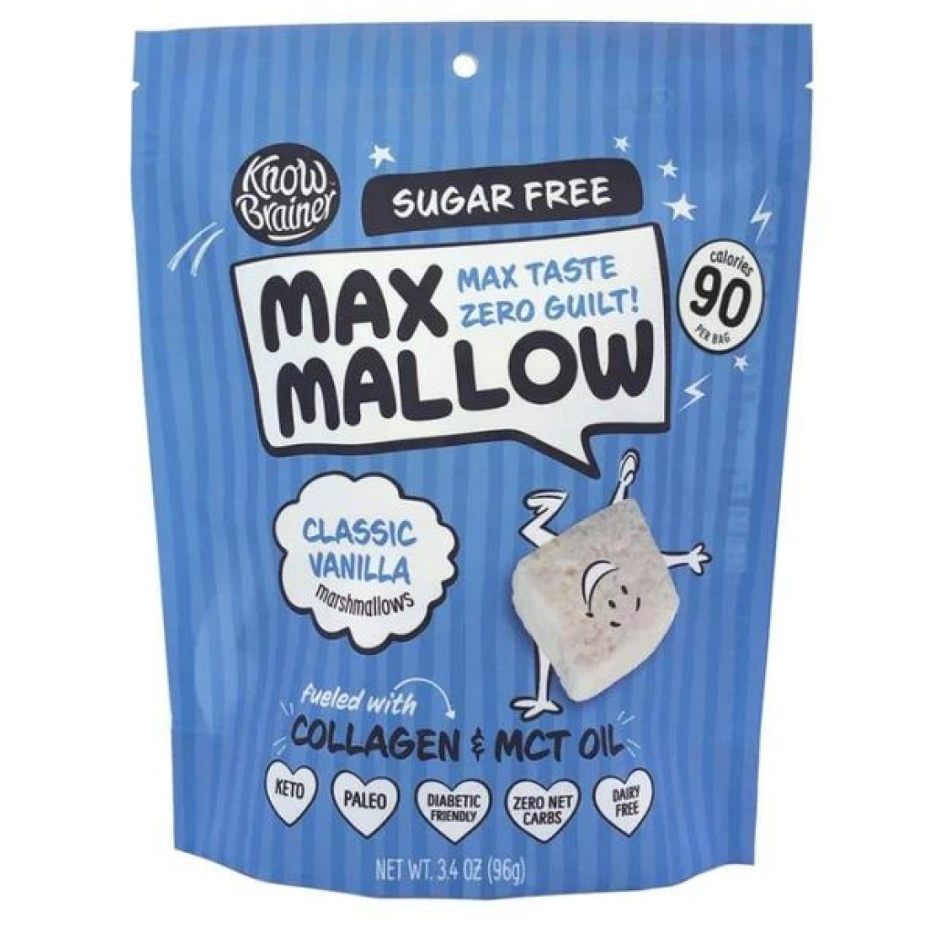 Max Classic Vanilla Marshmallows - Diabetic-Friendly Treat