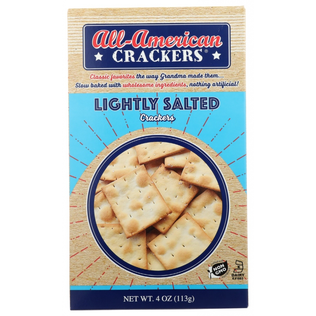 Lightly Salted Non-GMO Crackers - 4 OZ