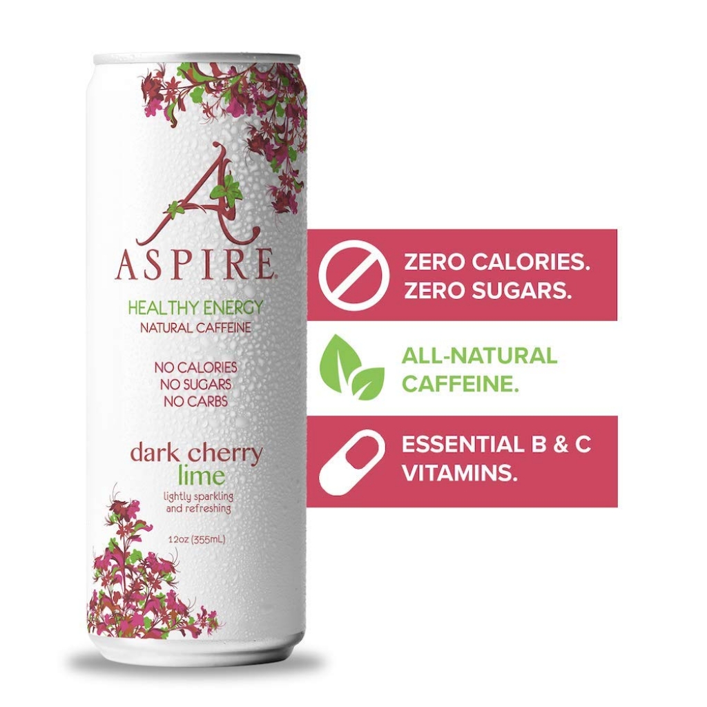 Dark Cherry Lime Energy Drink - 12 Fl Oz