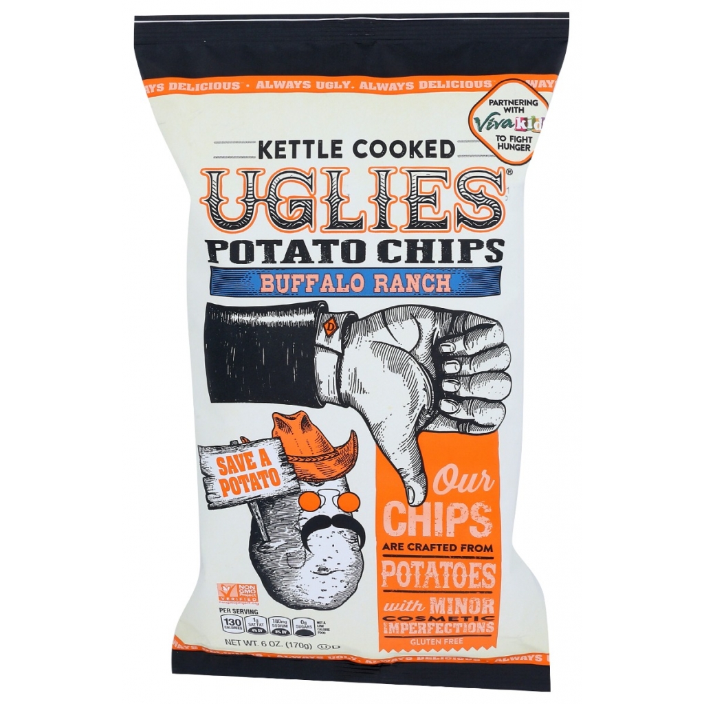 Uglies Buffalo Ranch Kettle-Cooked Potato Chips - 6 oz