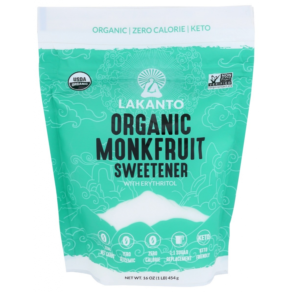 Lakanto Organic Monk Fruit Sweetener - 16 oz