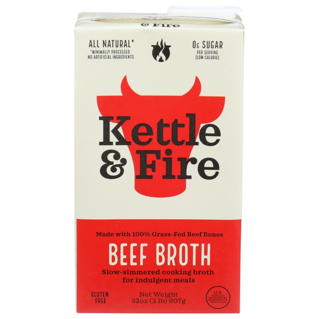 High-Quality Beef Cooking Broth - 32 oz for Savory Dishes