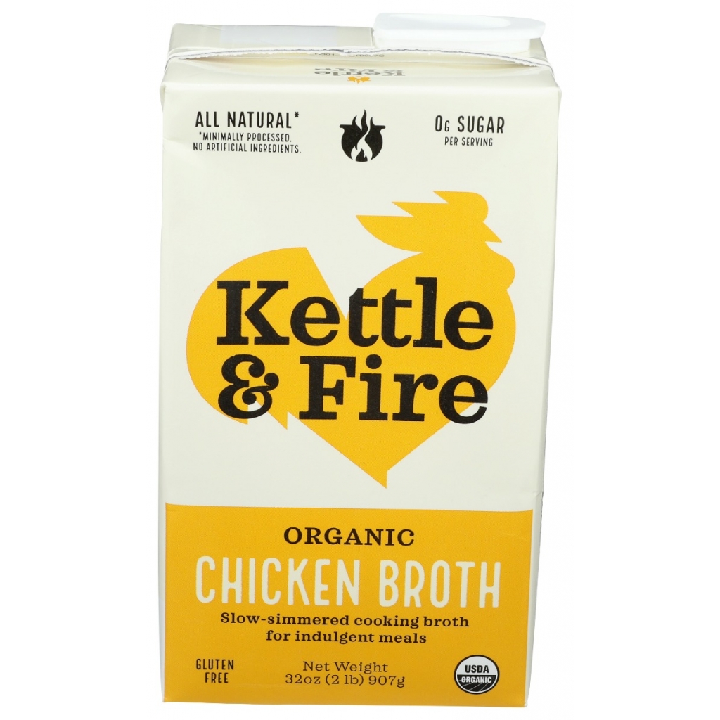 High-Quality Chicken Cooking Broth - 32 oz