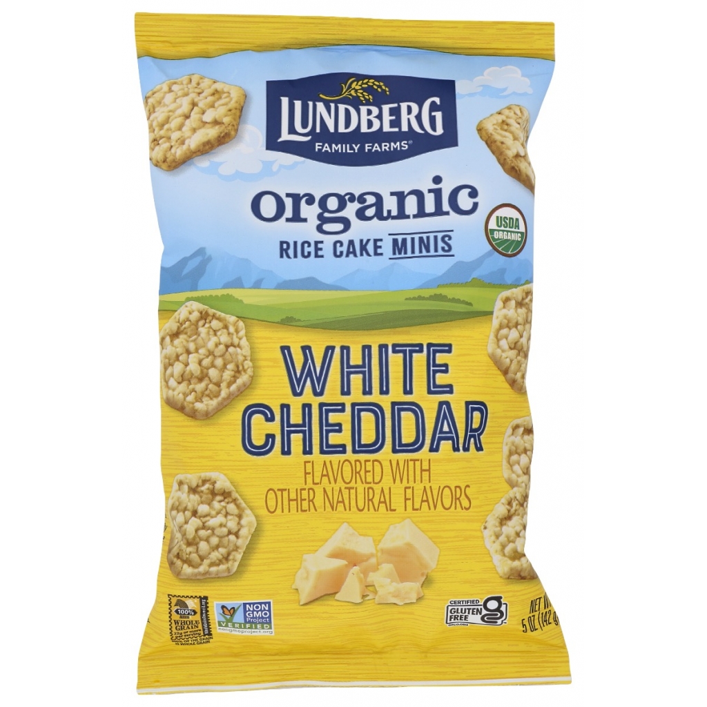 Savory White Cheddar Rice Cakes, Mini, 5 OZ