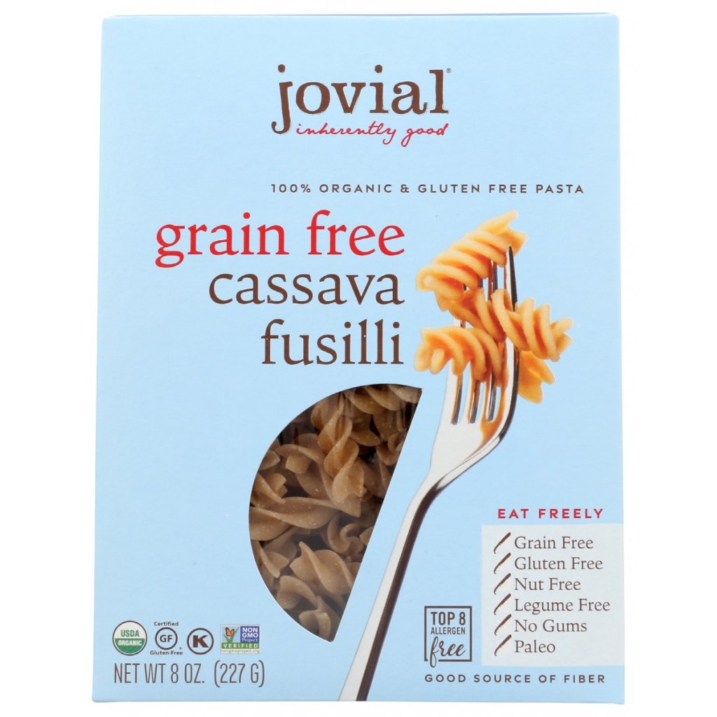 Gluten-Free Cassava Fusilli Pasta - 8 oz