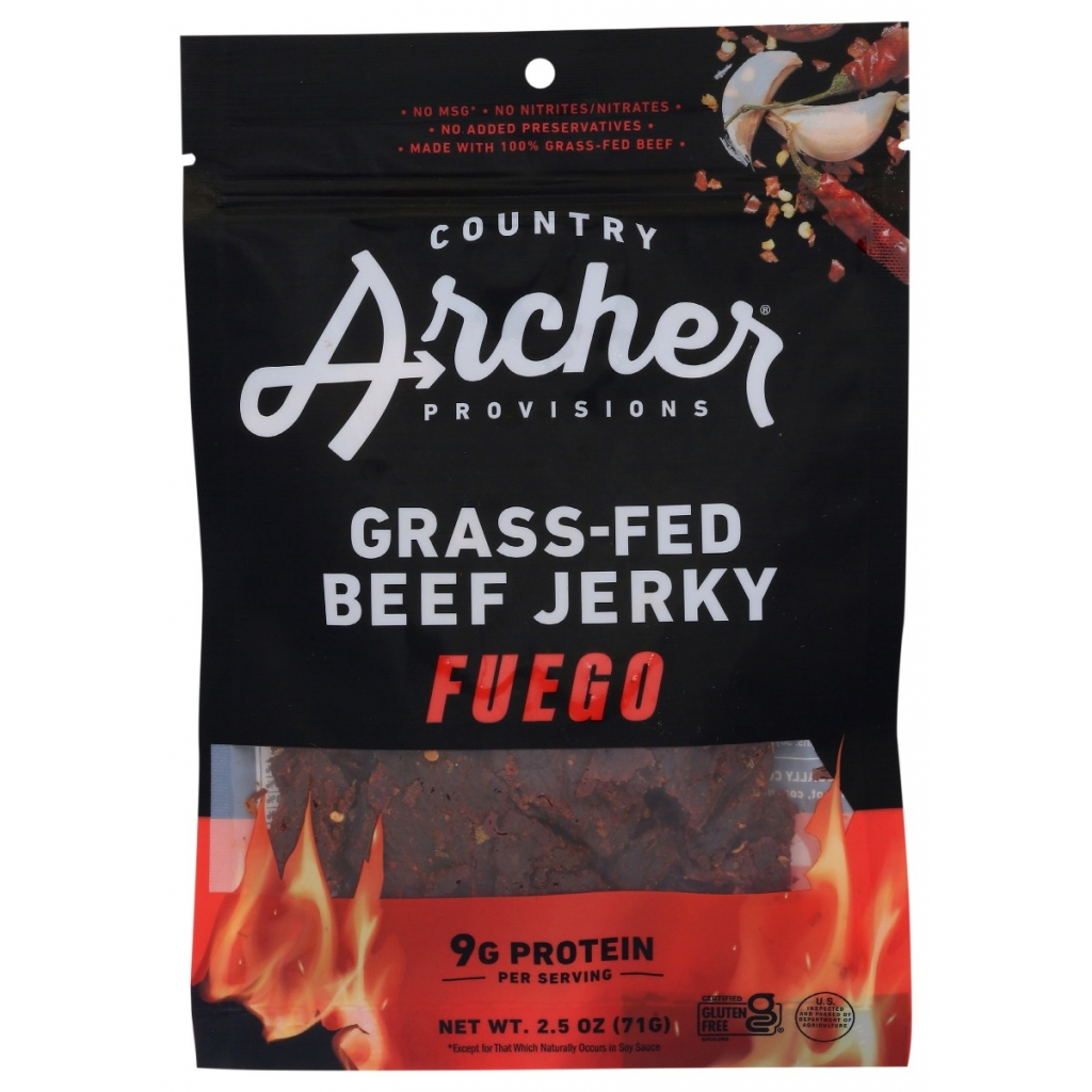 Fuego Grass-Fed Beef Jerky - 2.5 oz