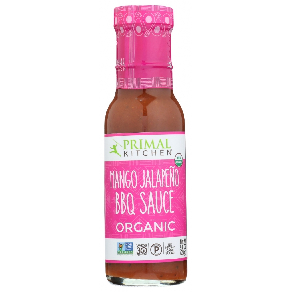 Organic Mango Jalapeño BBQ Sauce, 9 oz