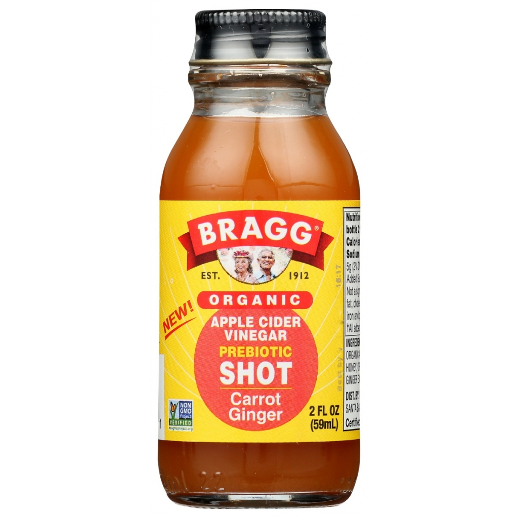 Apple Cider Vinegar Shot with Carrot Ginger - 2 oz