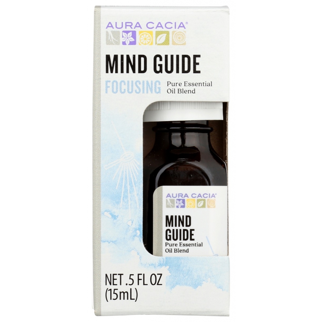 Aura Cacia Mind Guide Essential Oil Blend for Focus