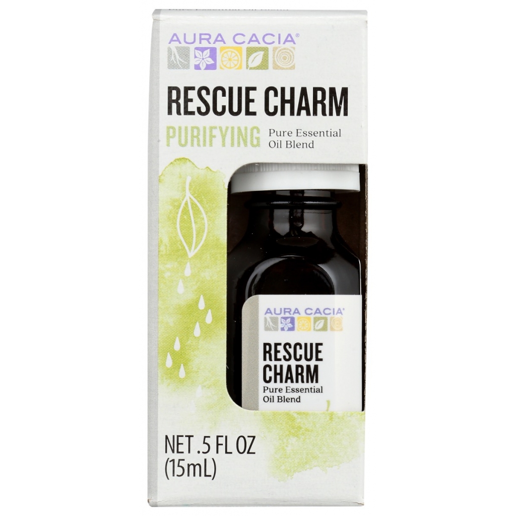 Aura Cacia Essential Oil Rescue Charm - 0.5 fl oz