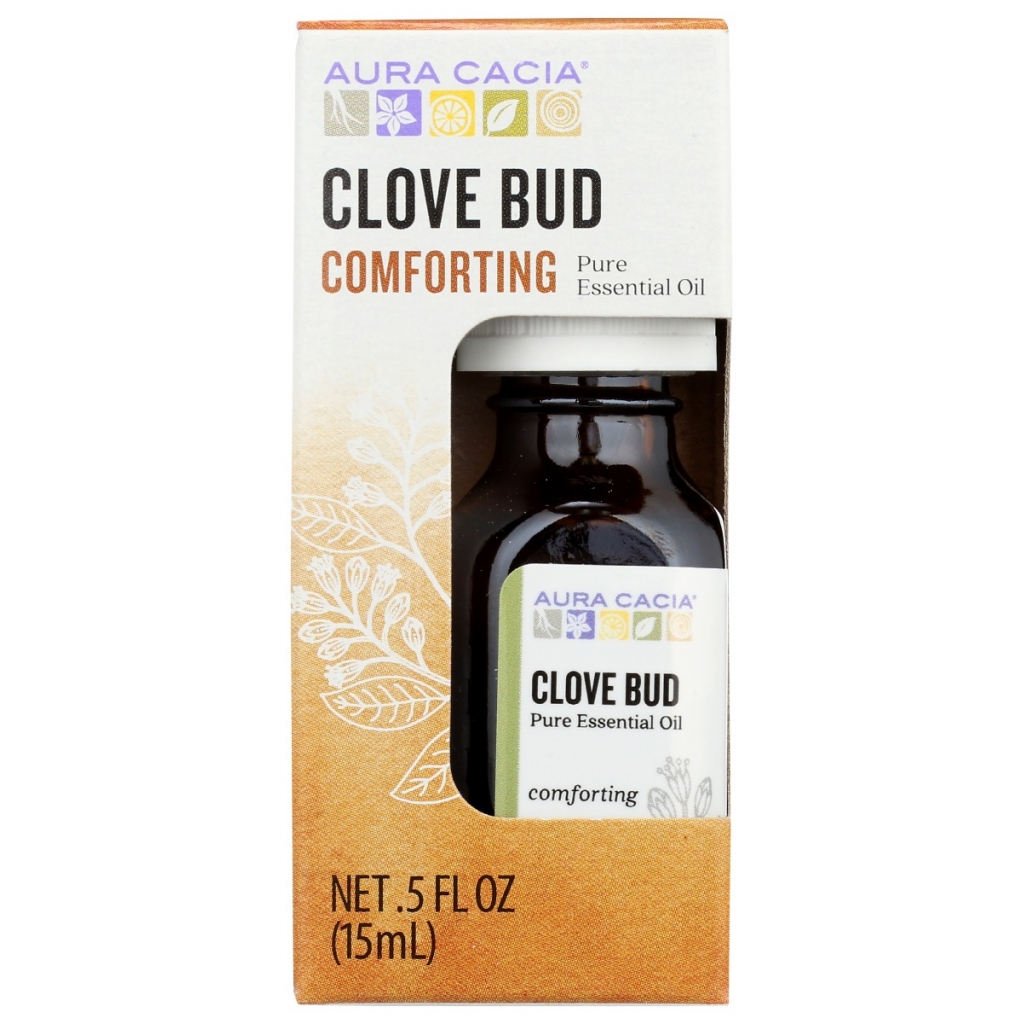 Aura Cacia Clove Bud Essential Oil, 0.5 oz