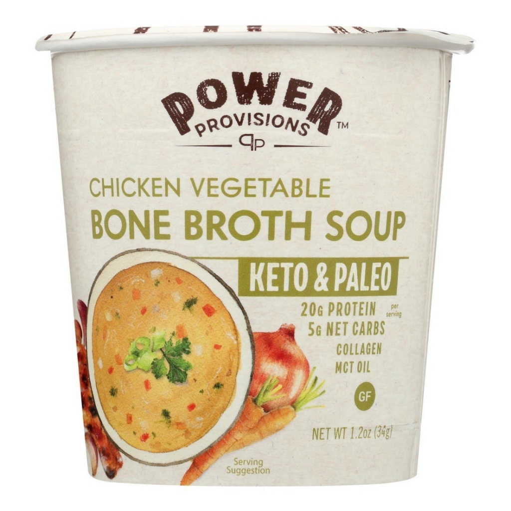 Satisfying Chicken Vegetable Bone Broth Soup - 1.2 oz