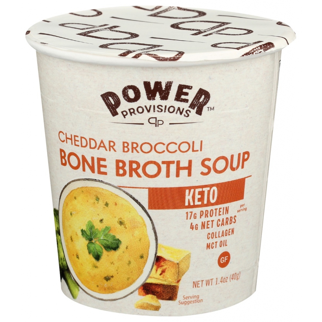 Cheddar Broccoli Keto Bone Broth Soup - 1.4 oz