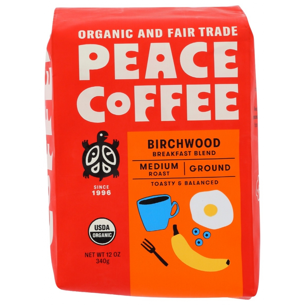 Birchwood Ground Coffee - Premium Breakfast Blend, 12 oz