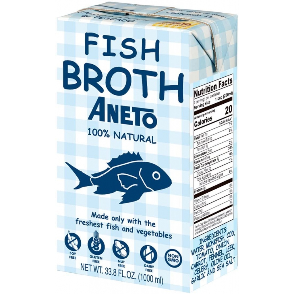 Aneto Fish Broth - 1 liter