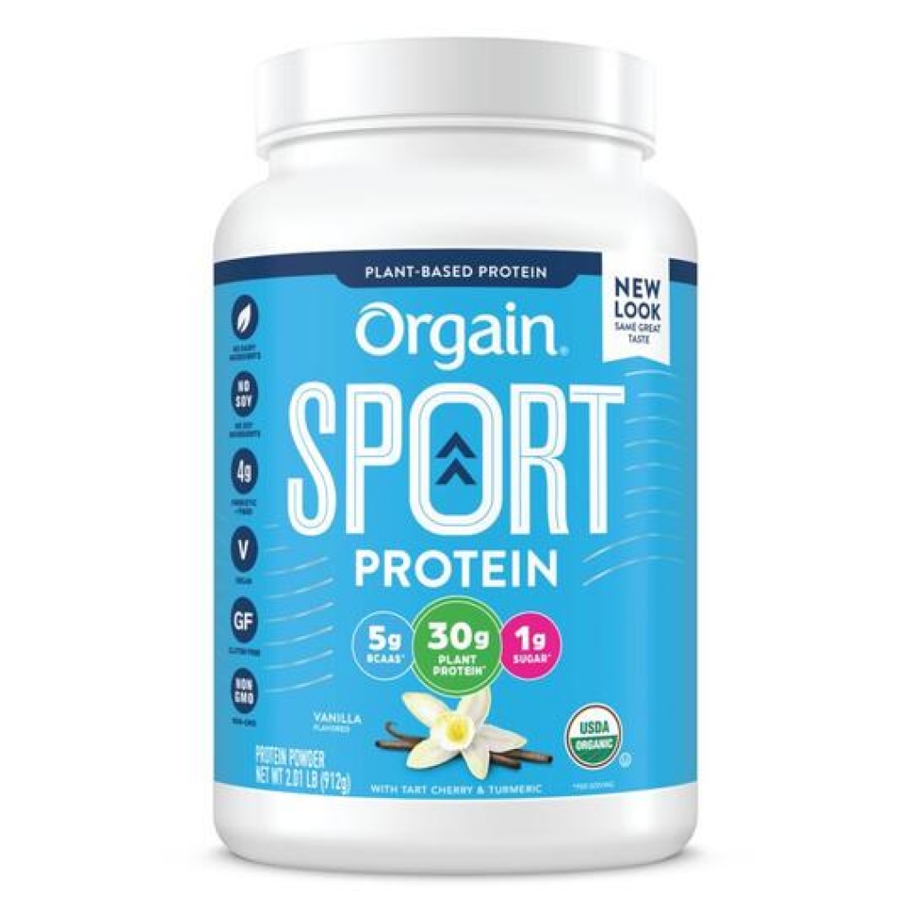 Organic Vanilla Sport Protein Powder, 2.01 lb