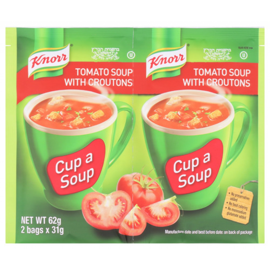 Tomato Soup with Croutons Mix - Healthy Snack Option