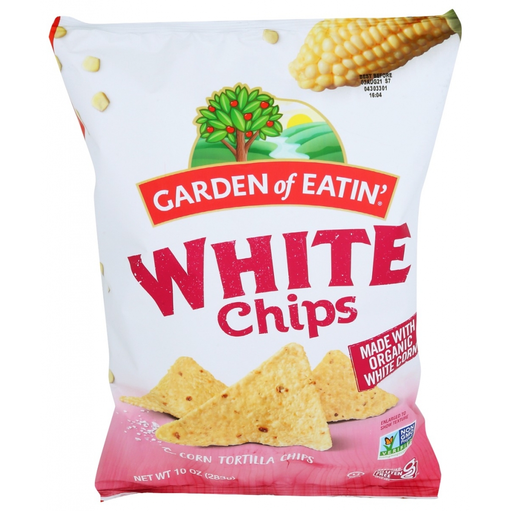 Organic White Corn Tortilla Chips - 10 oz