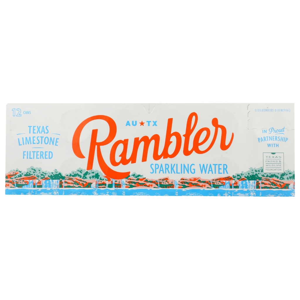 Rambler Sparkling Water - 12 Pack - 144 fl oz