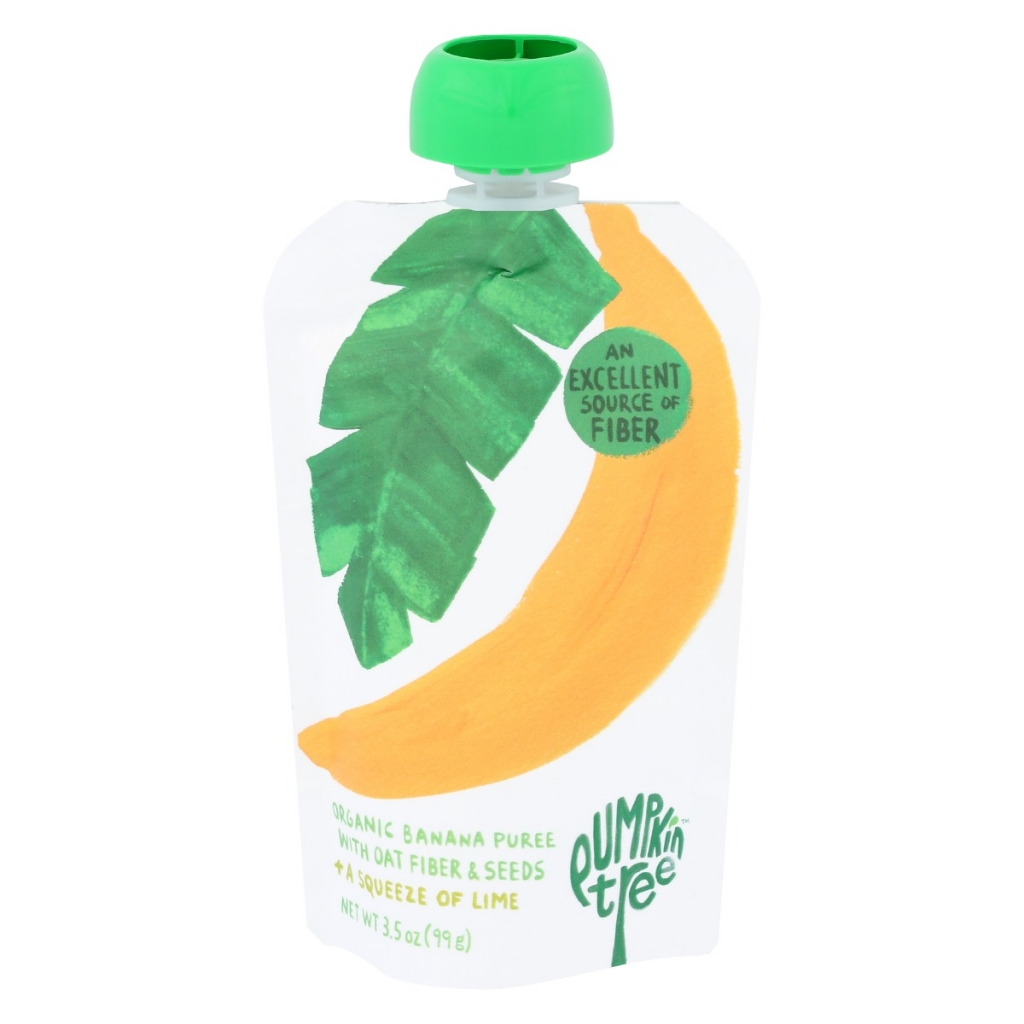 Organic Banana Puree with Lime - 3.5 oz