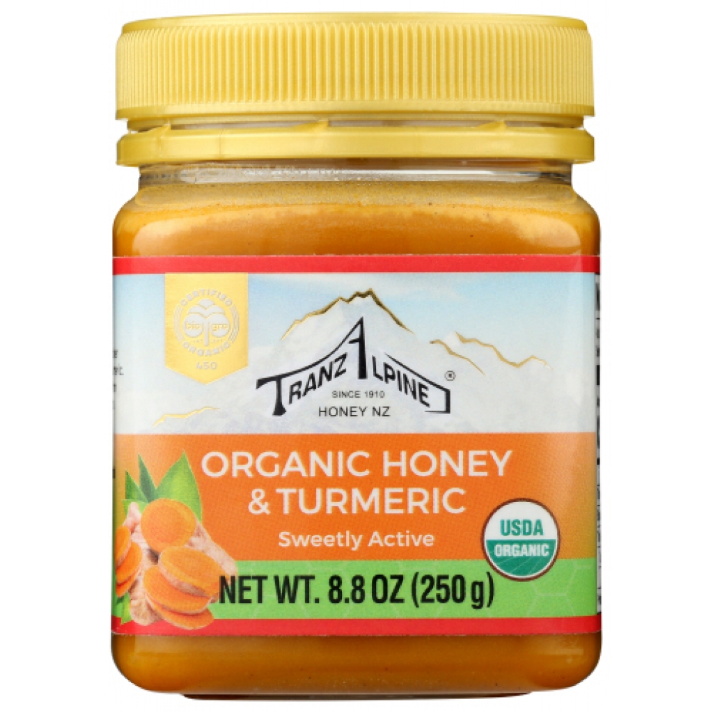 Organic Honey with Turmeric - Flavorful Wellness, 8.8 oz