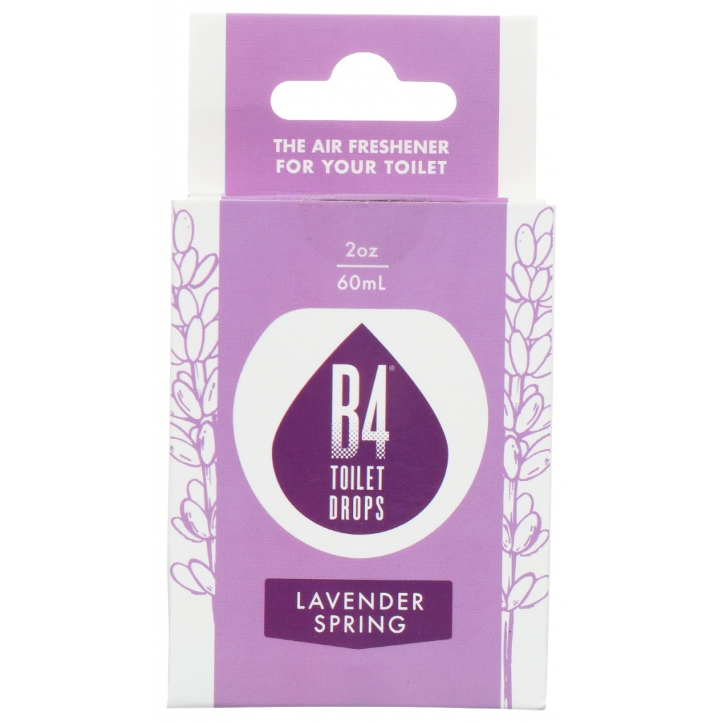 B4 Lavender Spring Toilet Drops - 2 oz