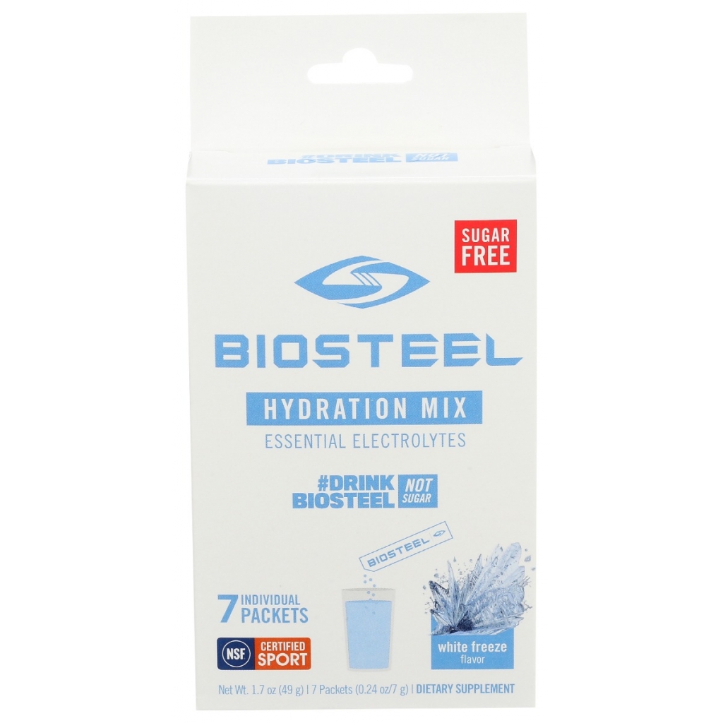 BioSteel Hydration Mix - White Freeze, 7 Count