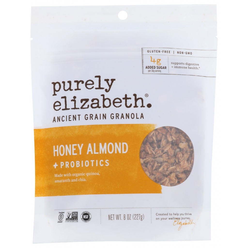 Honey Almond Probiotics Granola, 8 oz