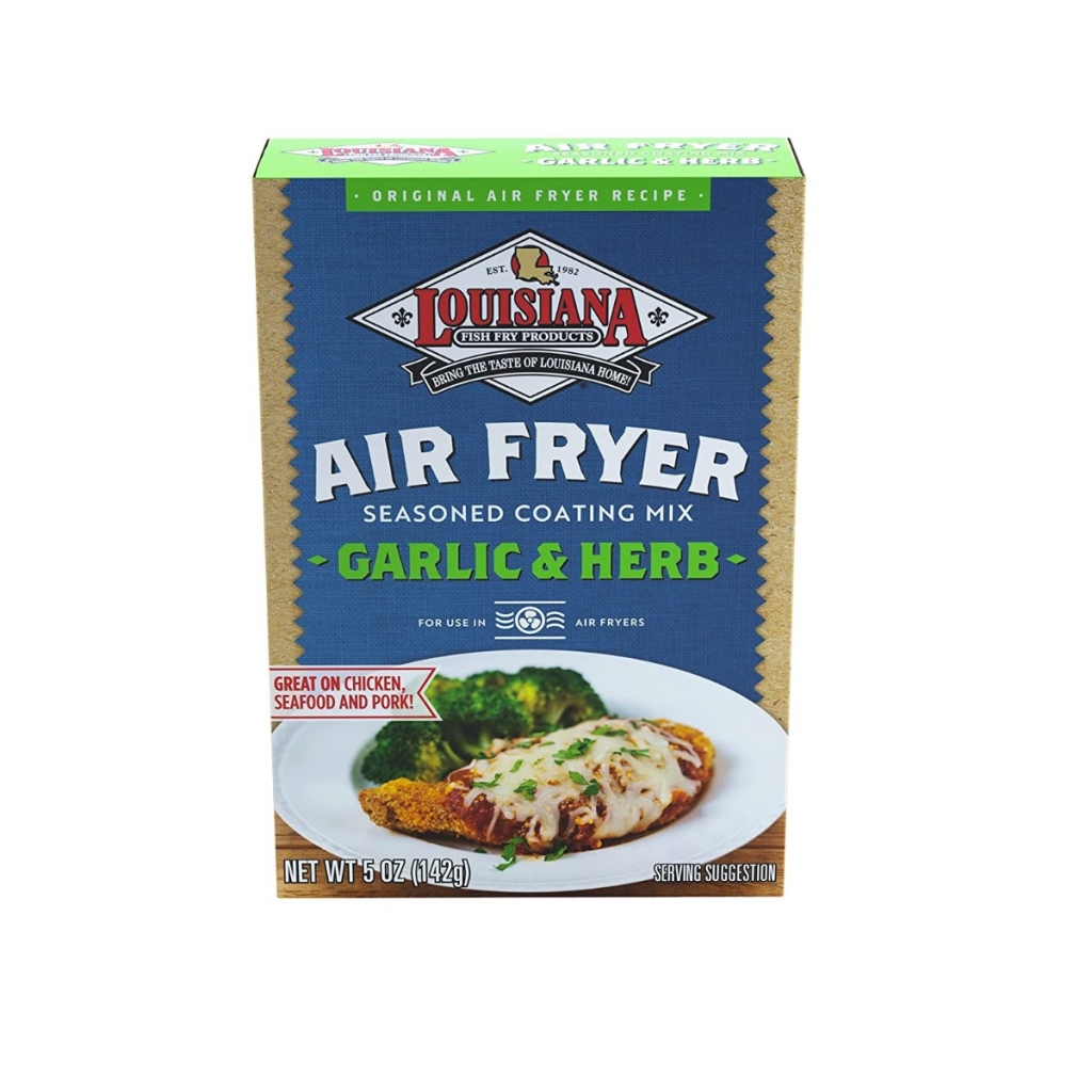 Louisiana Fish Fry Garlic & Herb Air Fryer Coating Mix - 5 oz