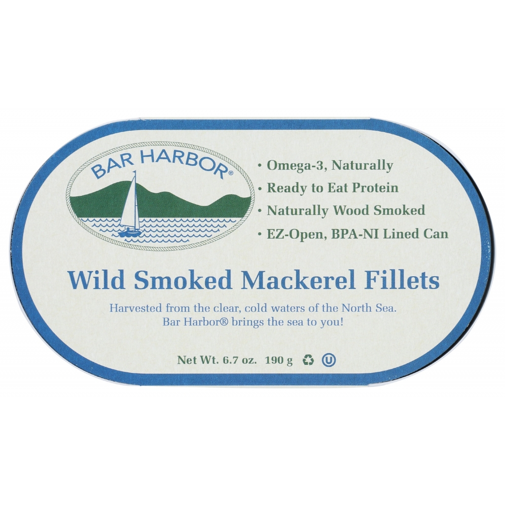 Wild Smoked Mackerel Fillet - 6.7 oz