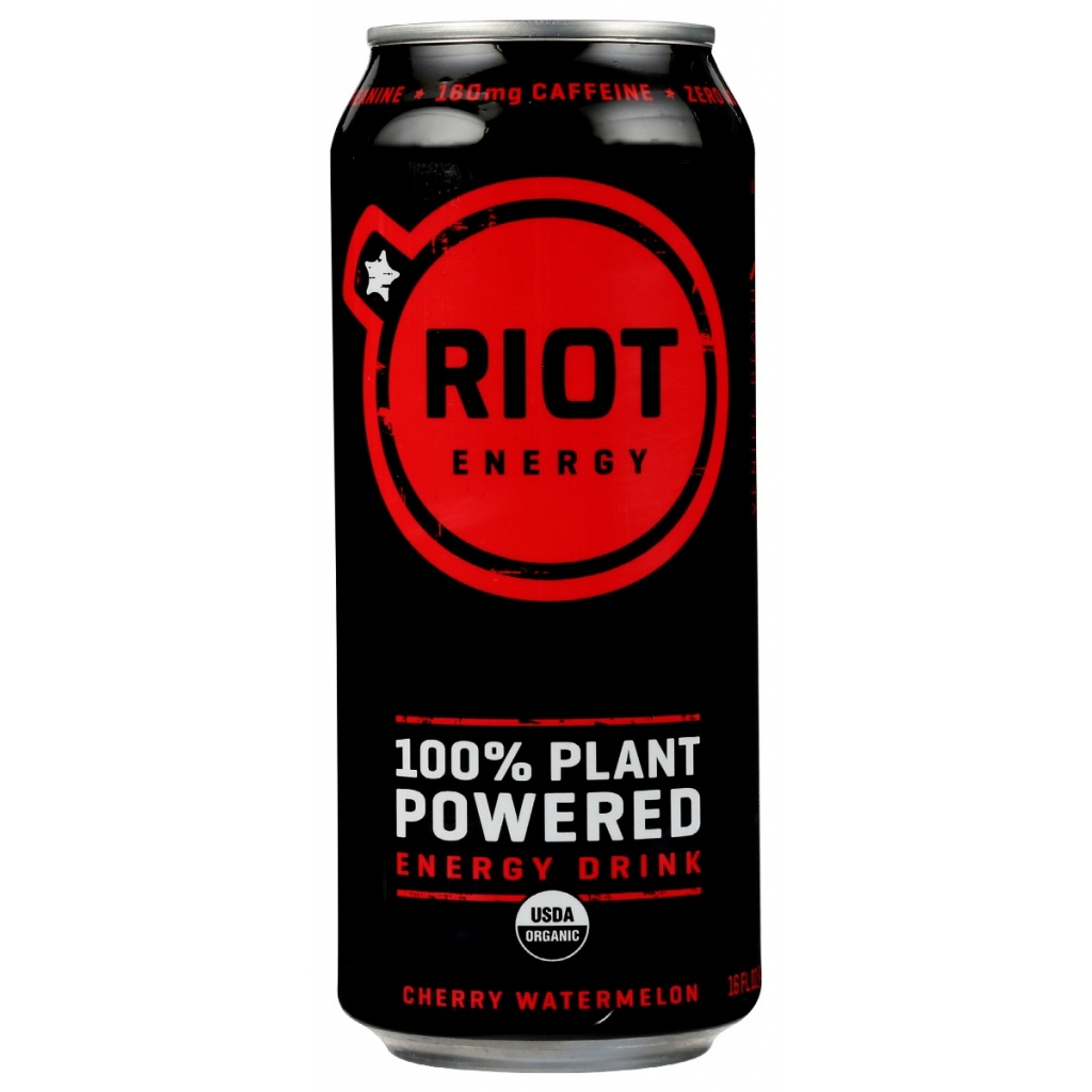 RIOT Energy Drink with Tulsi & Watermelon – 16 fl oz