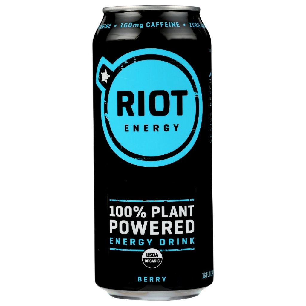 Berry Riot Organic Energy Drink, 16 oz