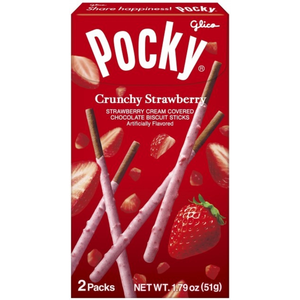 Pocky Crunchy Strawberry, 1.79 oz