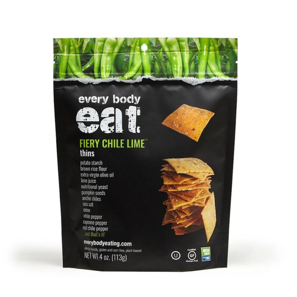 Fiery Chile Lime Snack Thins - 4 oz