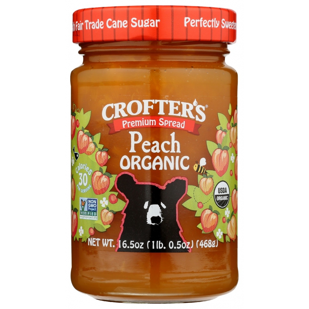 Organic Premium Spread Peach - 16.5 oz