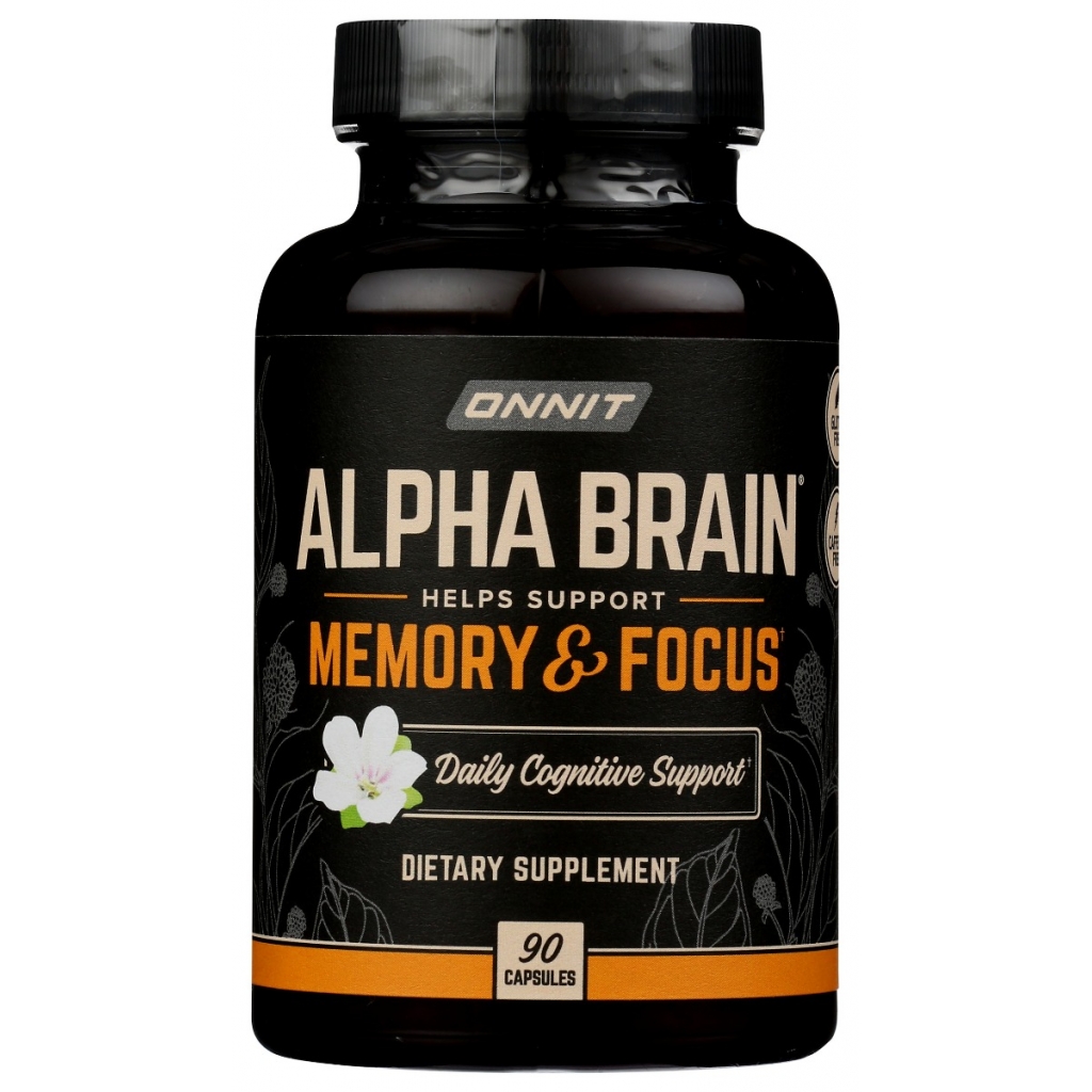 Alpha Brain Nootropic Supplements - 90 Capsules