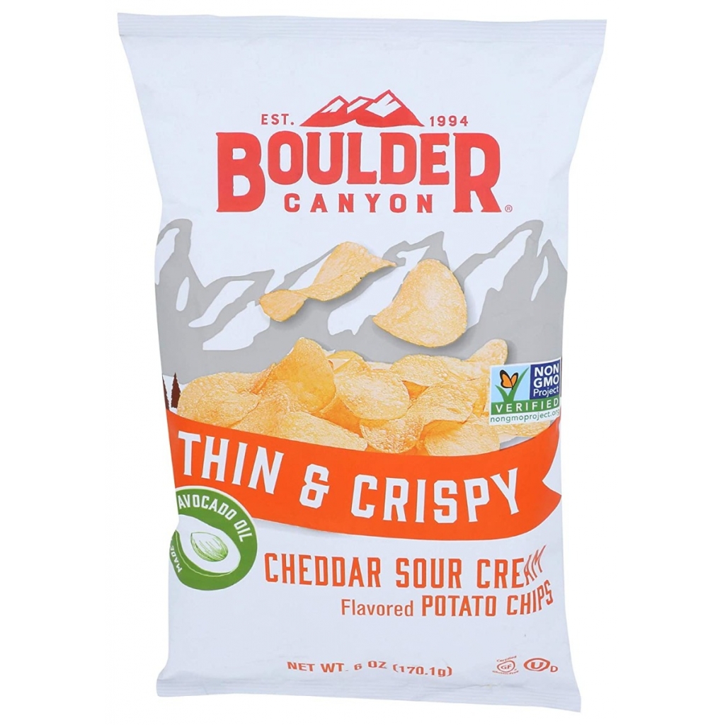 Cheddar Sour Cream Potato Chips - 6 oz