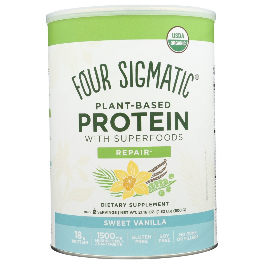 Wholesome Plant-Based Protein Powder - Vanilla, 21.6 oz