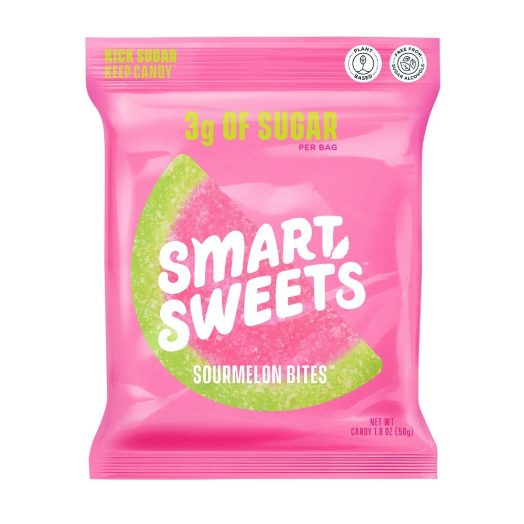 Plant-Based Sour Melon Bites - Low Sugar Candy Alternative