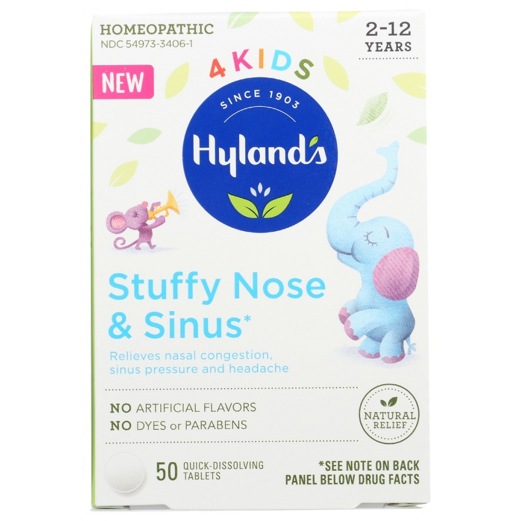 Children's Stuffy Nose & Sinus Relief - 50 Tablets