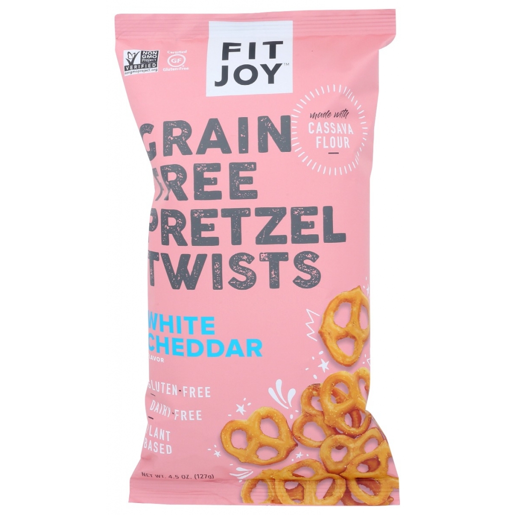 Vegan White Cheddar Pretzel Twists - Flavorful Snack