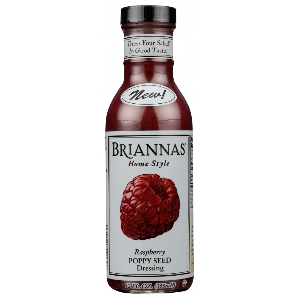 BRIANNAS Raspberry Poppy Seed Dressing, 12 OZ