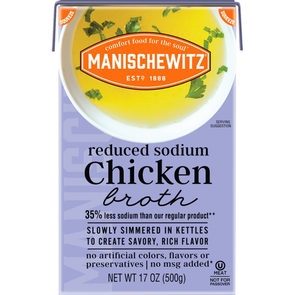 Reduced Sodium Chicken Broth - 17 fl oz