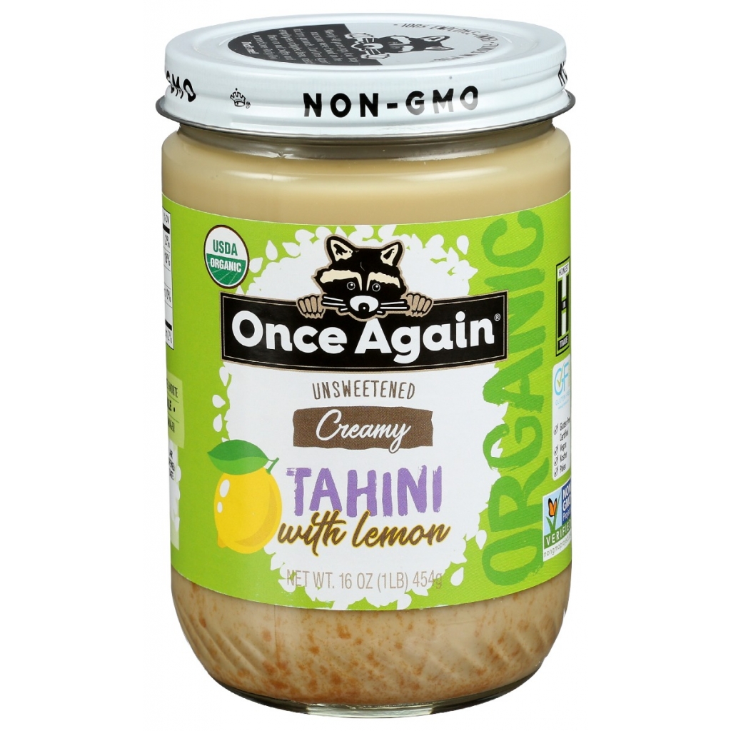 Organic Butter Tahini with Lemon - 16 oz