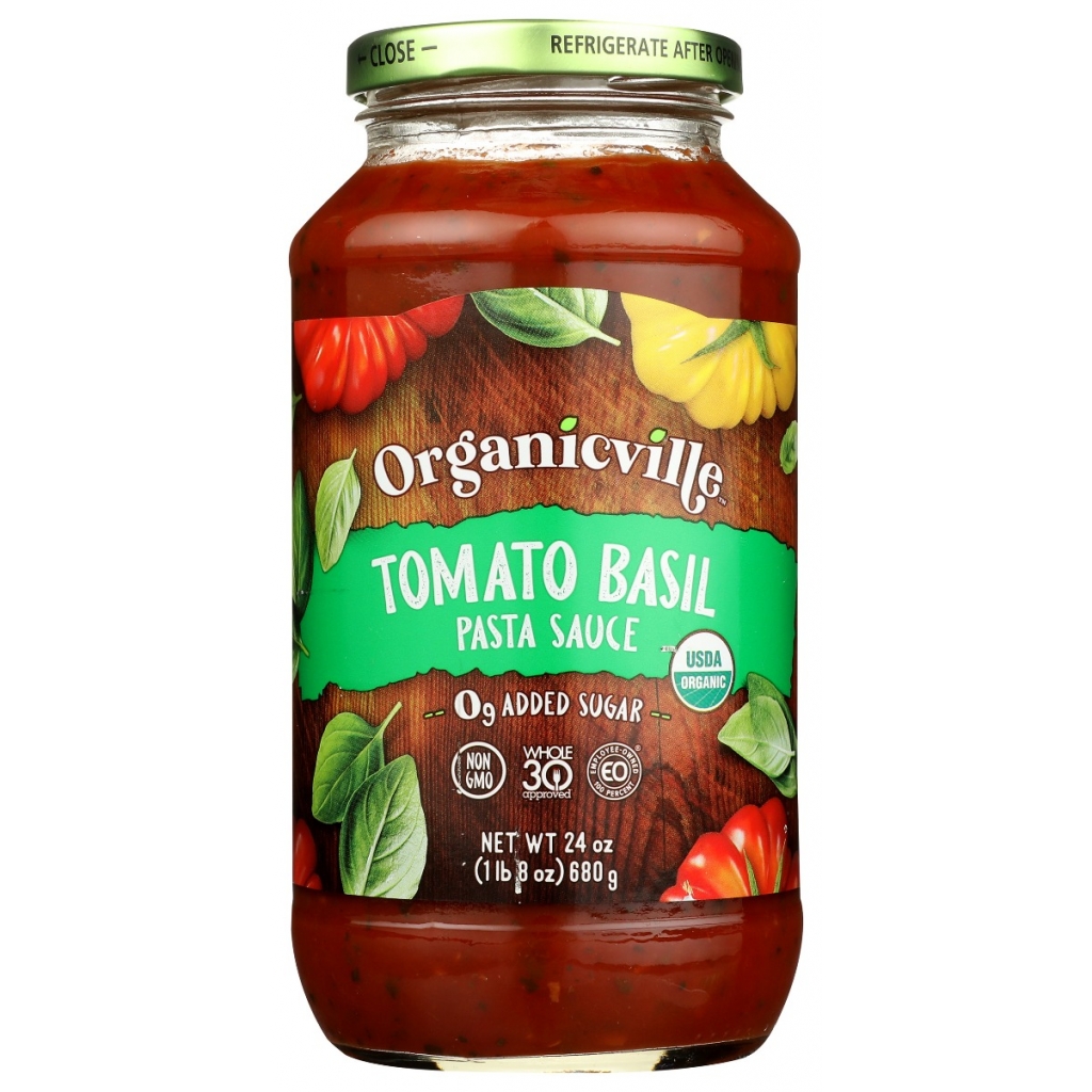 Organic Tomato and Basil Pasta Sauce - 24 oz