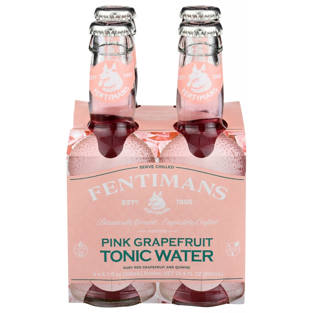 Pink Grapefruit Tonic Water Mixer - 4 Pack - 26.8 fl oz